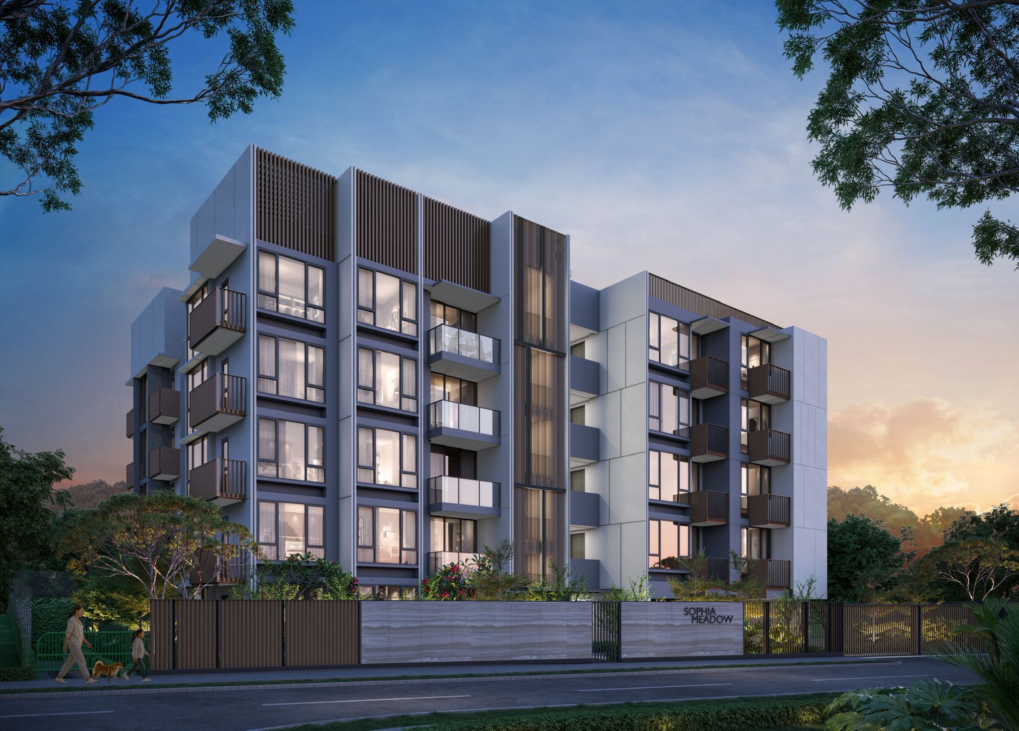 Sophia Meadow condominium exterior, 132 Sophia Road, Singapore